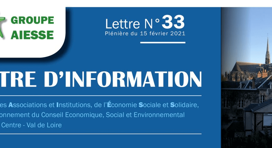 Lettre N°33 du Groupe AIESSE du Ceser