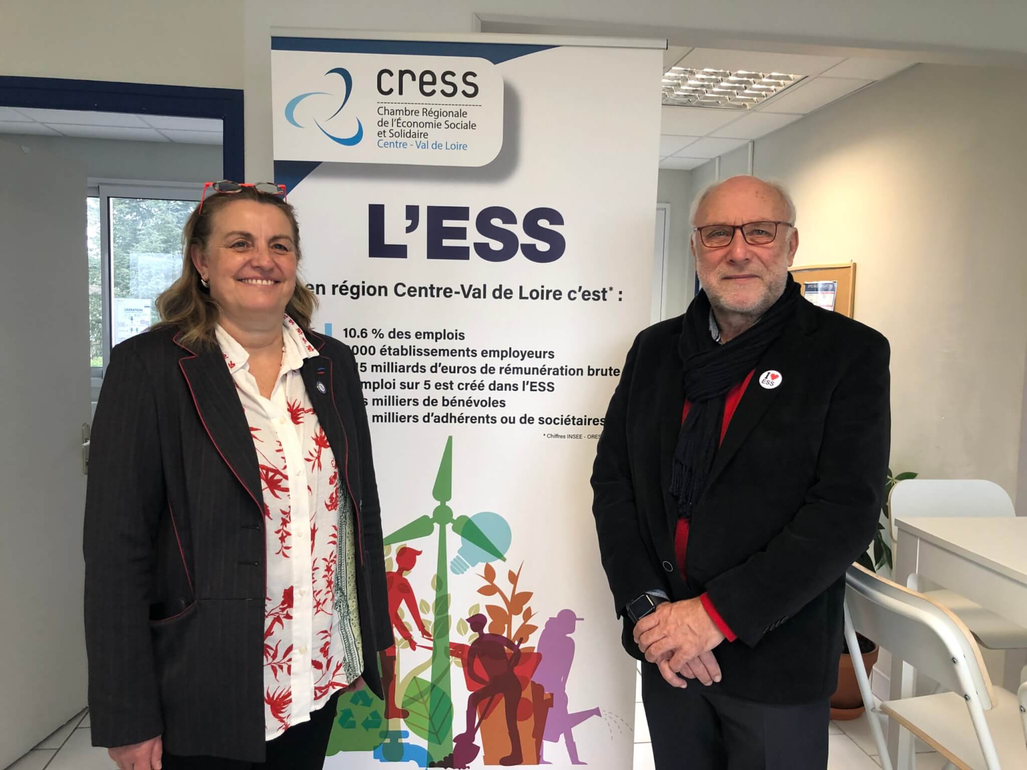 Visite d’Aline Meriau à la Chambre régionale de l’ESS