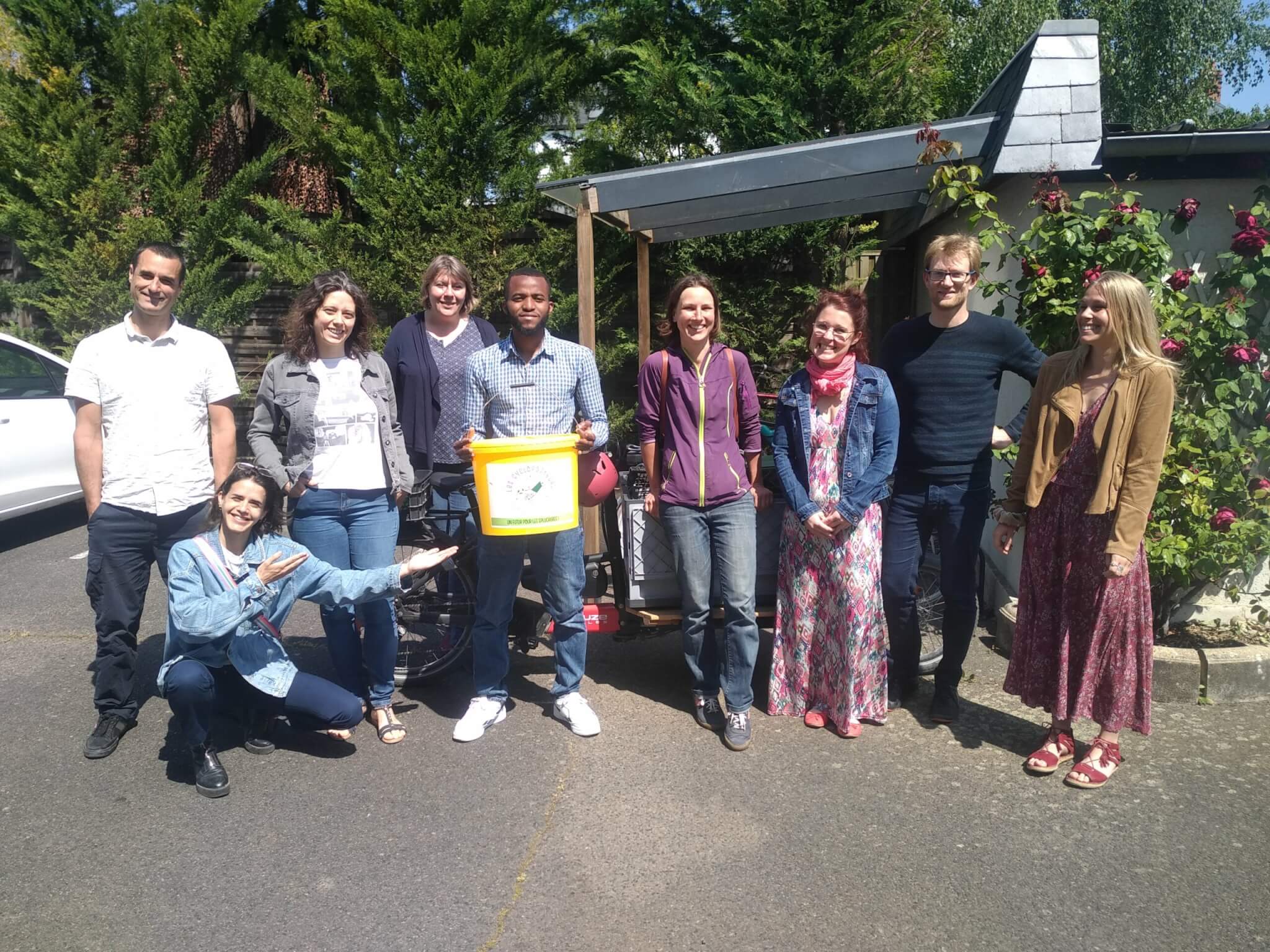 La CRESS fait appel aux Cycloposteurs pour collecter ses biodéchets !