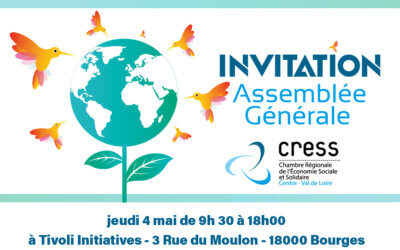 Venez participer à l’Assemblée Générale de la CRESS Centre-Val de Loire !