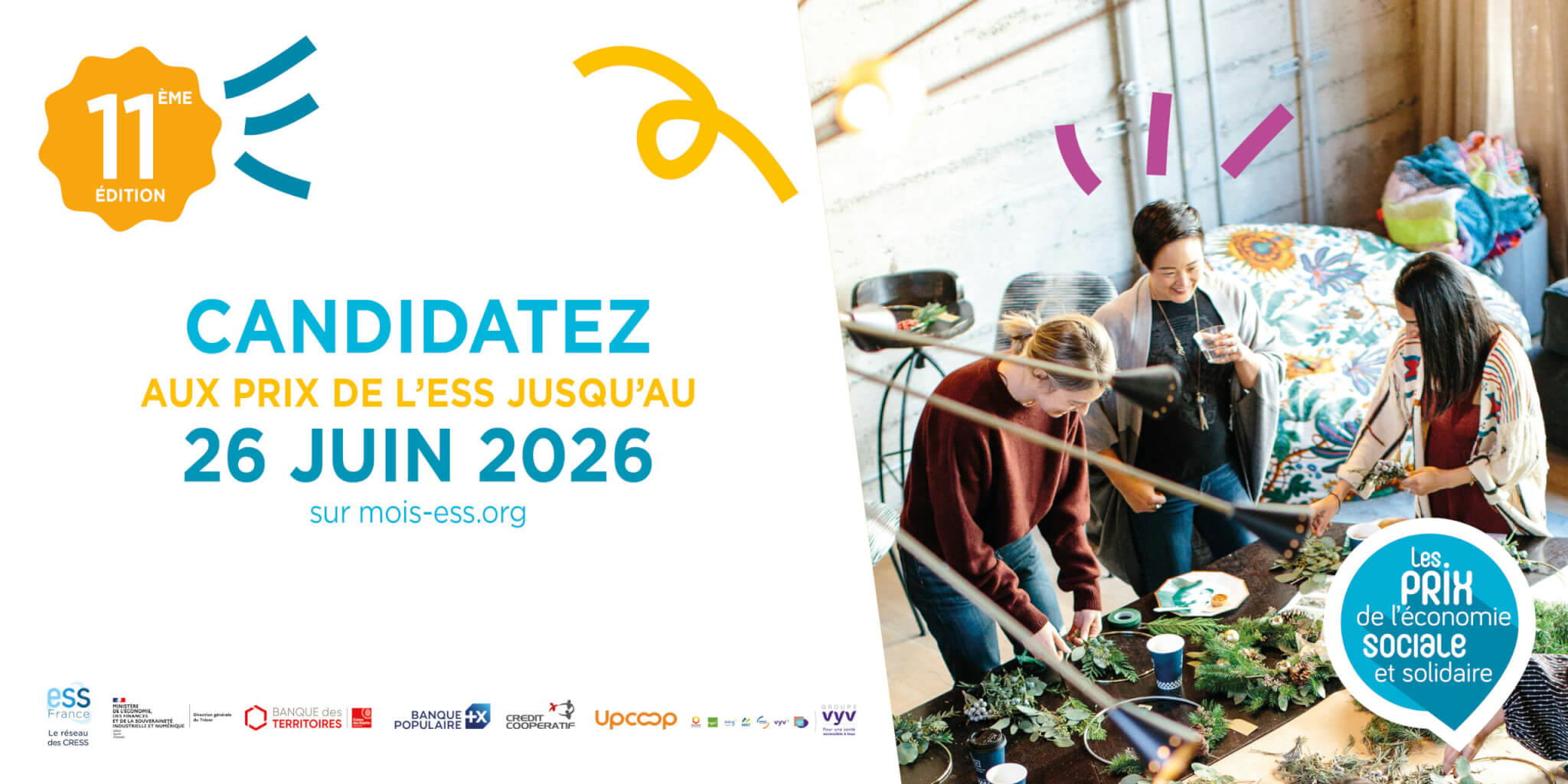 Les Prix de l&rsquo;ESS 2026 reviennent !